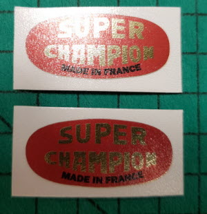 Super Champion Competition Rim Decals Set of 2 